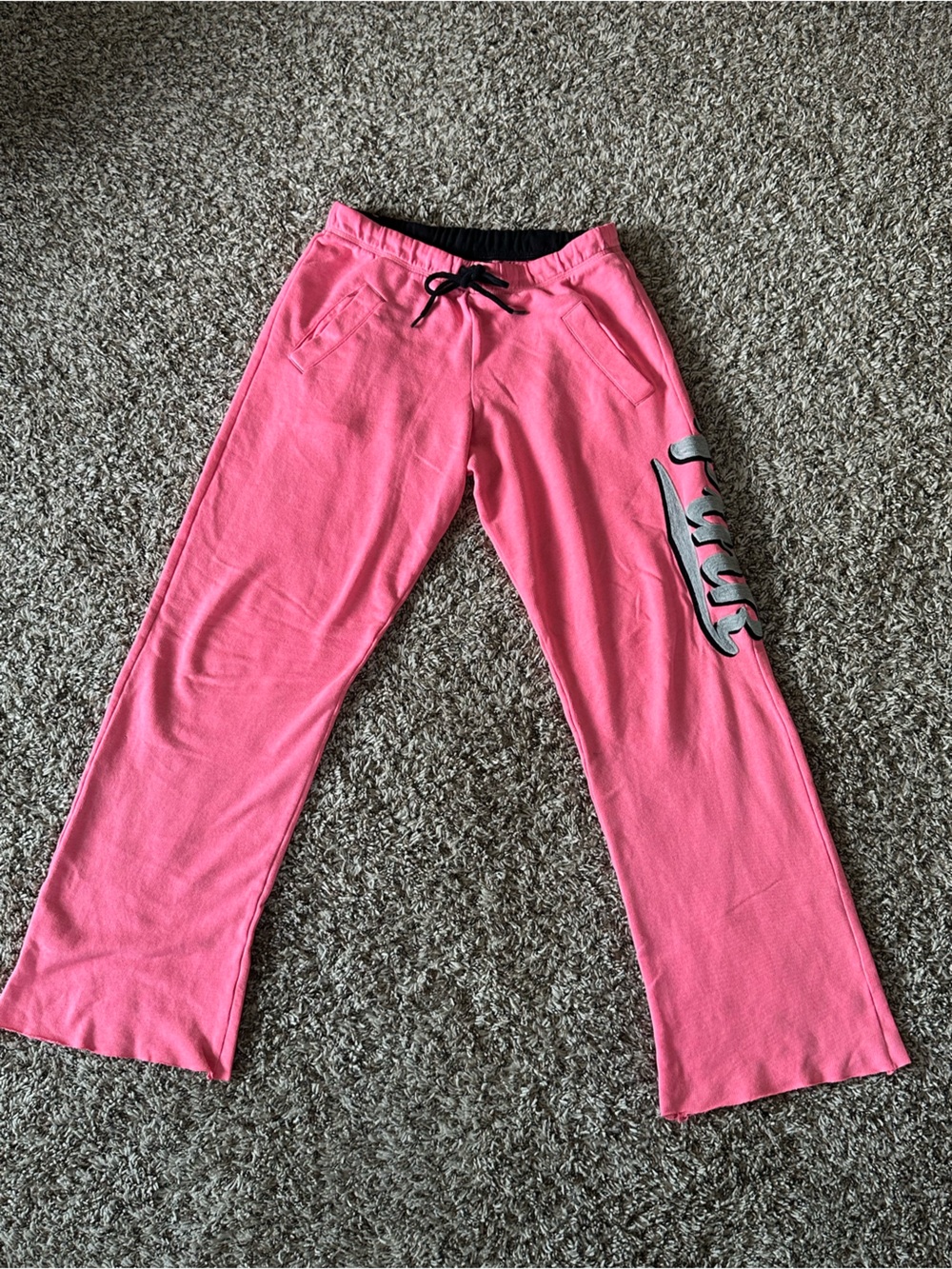 PINK neon loose boyfriend sweatpants